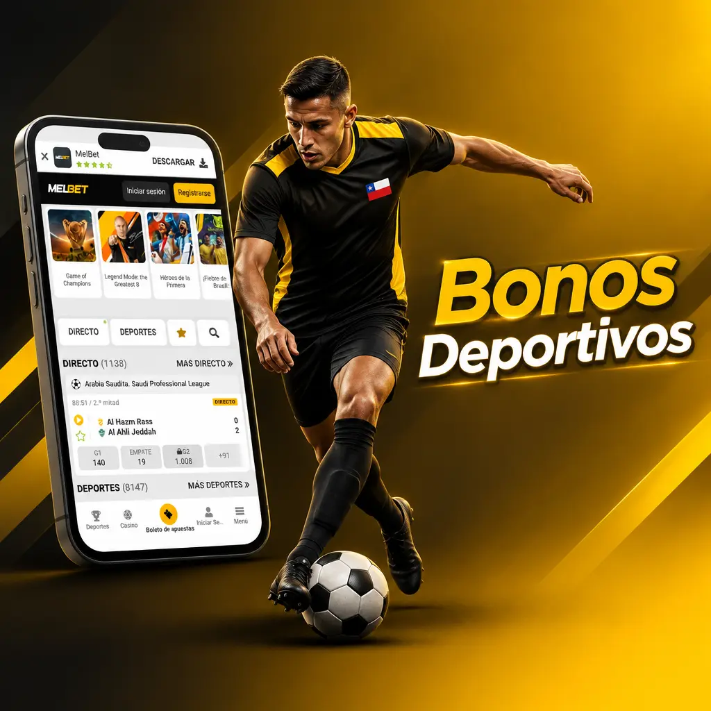 Bonos deportivos de Melbet para apuestas en fútbol, tenis y esports