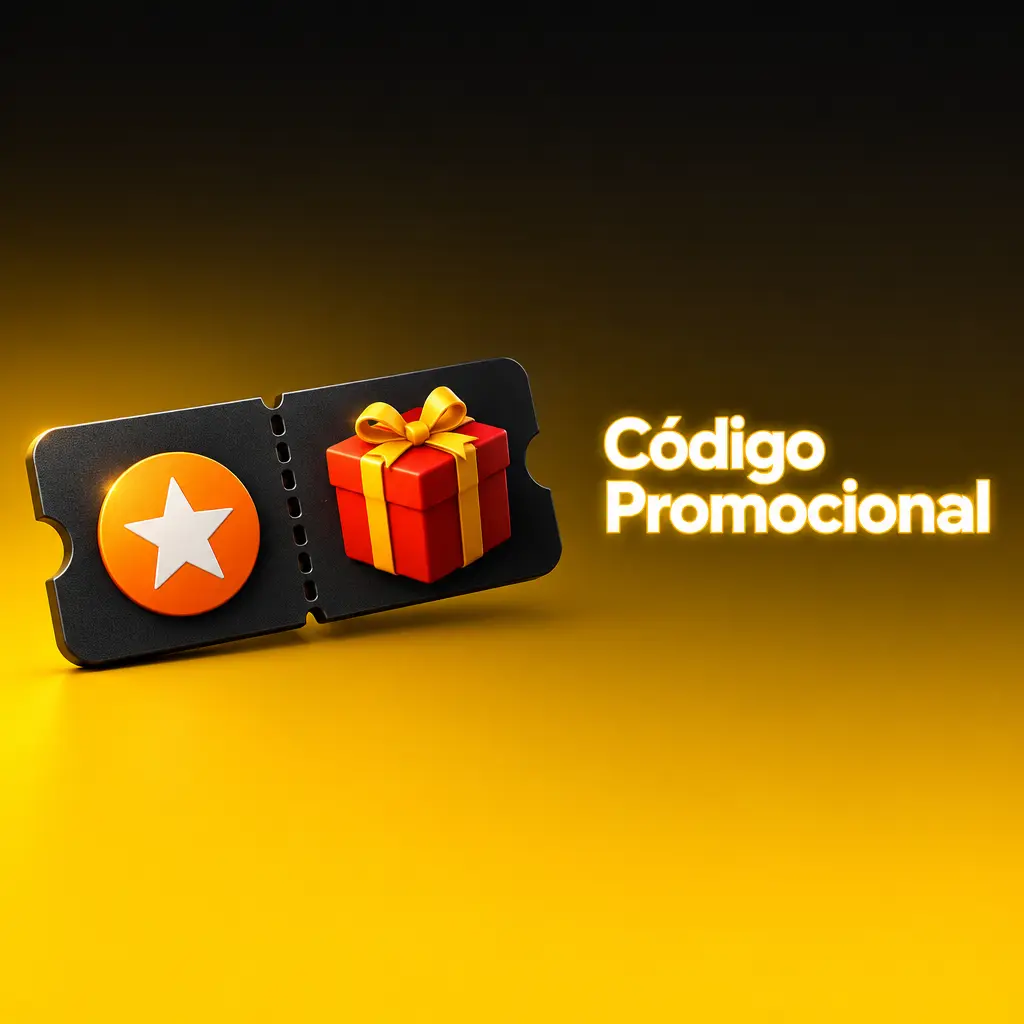 Formulario de registro con el campo de código promocional